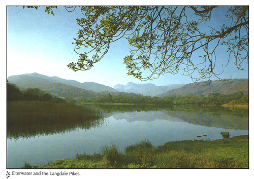 Elterwater and the Langdale Pikes A4 Greetings Cards