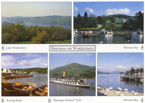 Bowness on Windermere A4 Greetings Cards