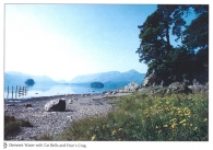 Derwent Water with Cat Bells and Friar's Crag A4 Greetings Cards 