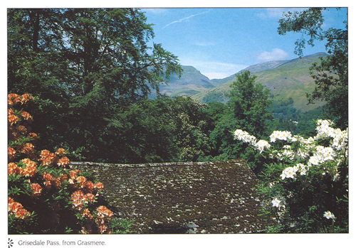 Grisedale Pass from Grasmere A4 Greetings Cards