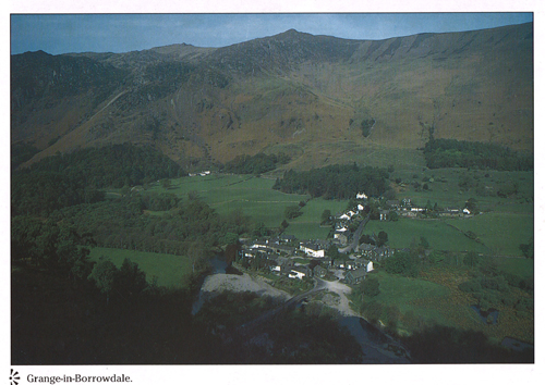 Grange-in-Borrowdale A4 Greetings Cards