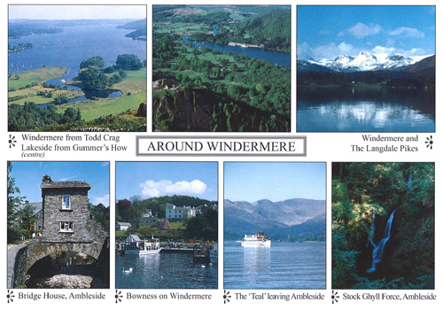 Around Windermere A4 Greetings Cards
