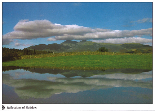 Reflections of Skiddaw A4 Greetings Cards