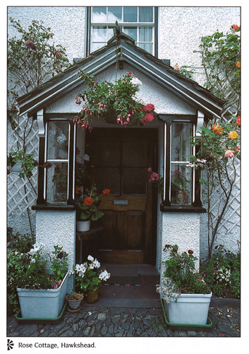 Rose Cottage, Hawkshead A4 Greetings Cards
