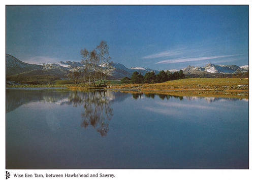 Wise Een Tarn, between Hawkshead and Sawrey A4 Greetings Cards