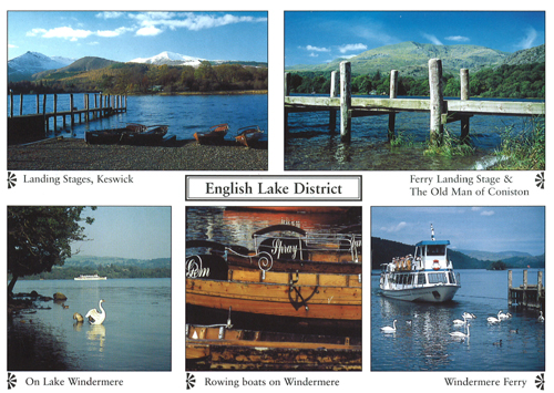 English Lake District A4 Greetings Cards