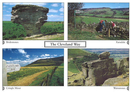 The Cleveland Way A4 Greetings Cards
