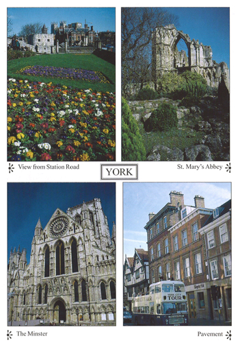York A4 Greetings Cards