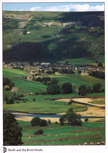 Reeth and the River Swale A4 Greetings Cards