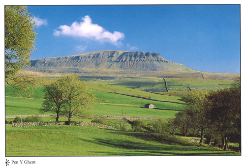 Pen-y-ghent A4 Greetings Cards