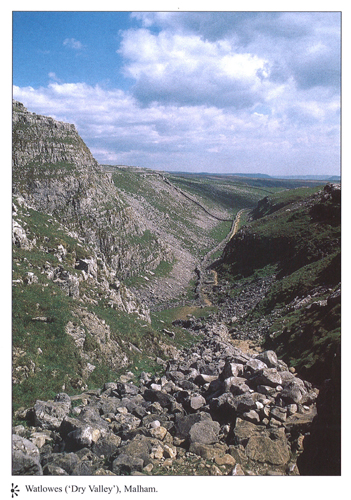 Watlowes ('Dry Valley'), Malham A4 Greetings Cards