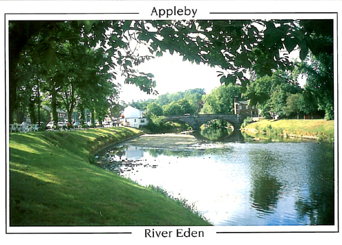 River Eden, Appleby A5 Greetings Cards