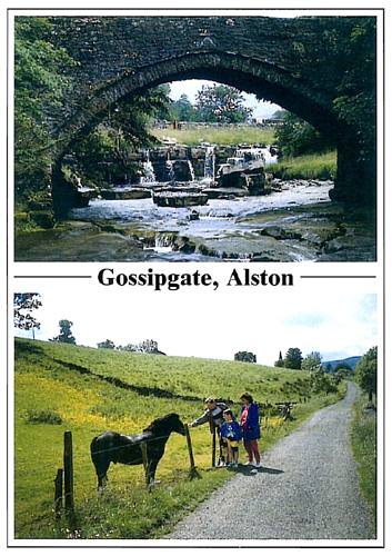 Gossipgate, Alston A5 Greetings Cards