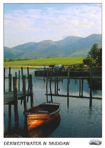 Derwentwater and Skiddaw A5 Greetings Cards
