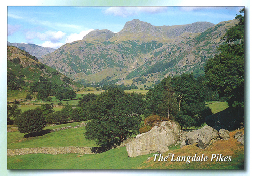 The Langdale Pikes A5 Greetings Cards