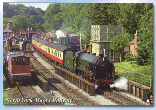 North Yorkshire Moors Railway A5 Greetings Cards