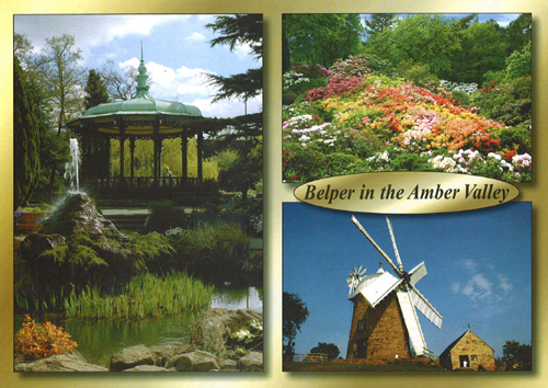 Belper in the Amber valley A5 Greetings Cards