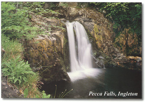 Pecca Falls, Ingleton Greetings Cards