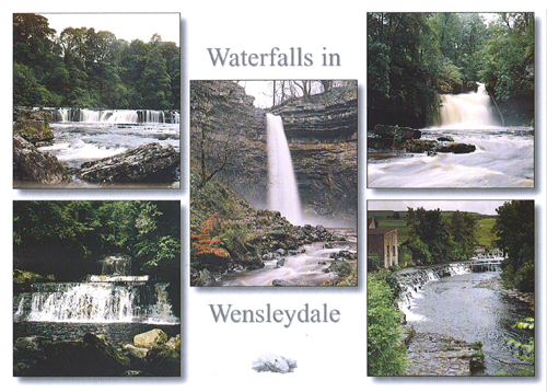 Waterfalls in Wensleydale A5 Greetings Cards