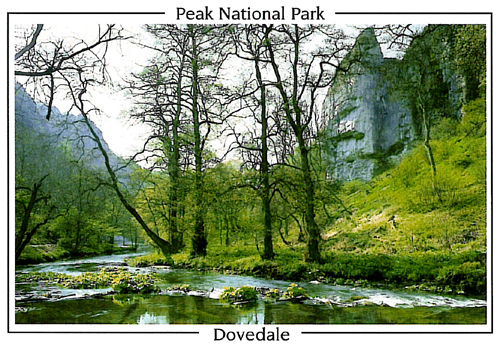 Peak National Park, Dovedale A5 Greetings Cards