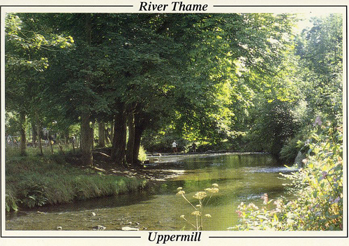 River Thame, Uppermill A5 Greetings Cards