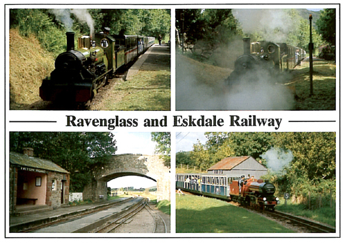 Ravenglass and Eskdale Railway A5 Greetings Cards