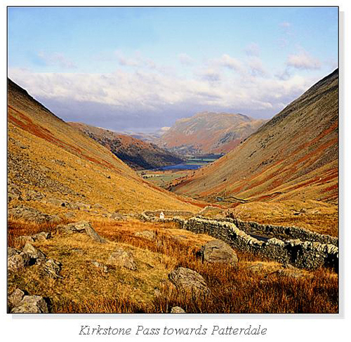 Kirkstone Pass towards Patterdale Square Cards