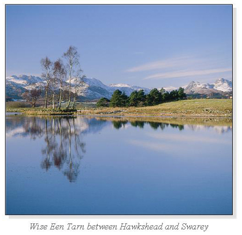 Wise Een Tarn, between Hawkshead and Sawrey Square Cards