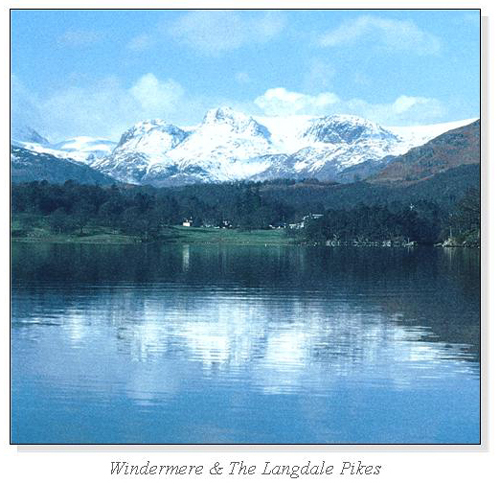 Windermere & The Langdale Pikes Square Cards