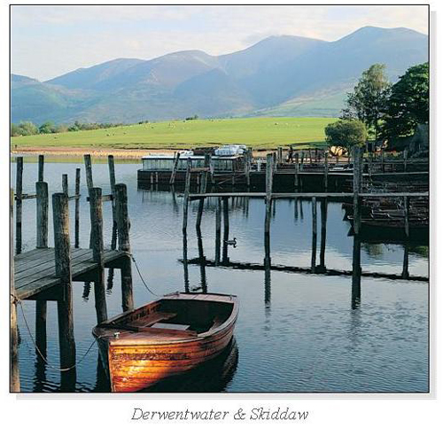 Derwentwater & Skiddaw Square Cards