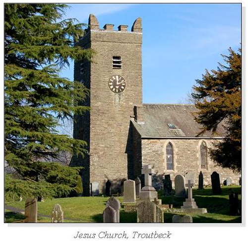 Jesus Church, Troutbeck Square Cards