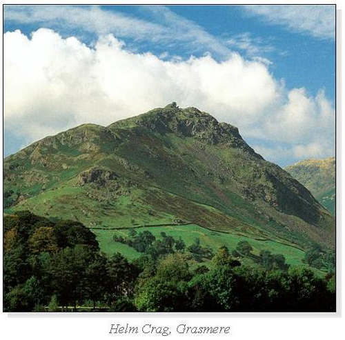 Helm Crag, Grasmere Square Cards