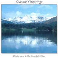 Windermere & The Langdale Pikes Christmas Square Cards