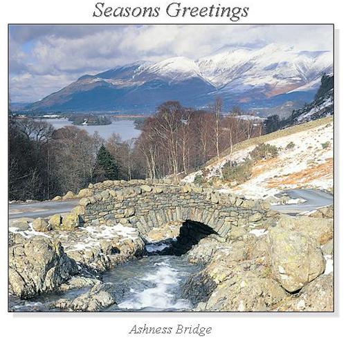 Ashness Bridge Christmas Square Cards