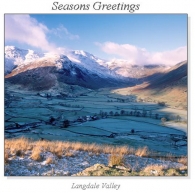Langdale Valley Christmas Square Cards