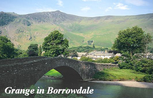 Grange in Borrowdale Picture Magnets