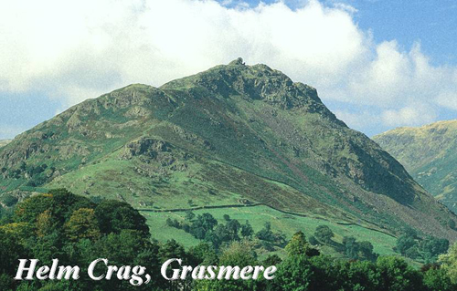 Helm Crag, Grasmere Picture Magnets