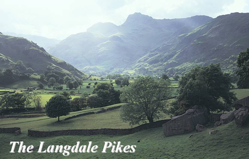 The Langdale Pikes Picture Magnets