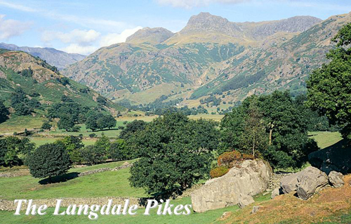 The Langdale Pikes Picture Magnets