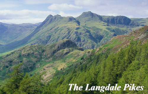 The Langdale Pikes Picture Magnets