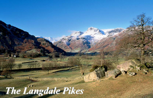 The Langdale Pikes Picture Magnets