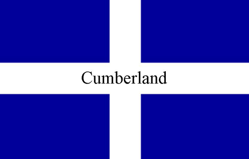 Cumberland Flag Picture Magnets