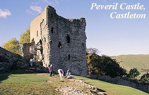 Peveril Castle, Castleton Picture Magnets