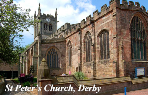 St Peter's Church, Derby Picture Magnets
