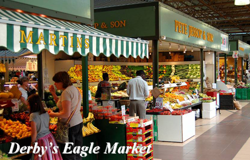 Derby's Eagle Market Picture Magnets