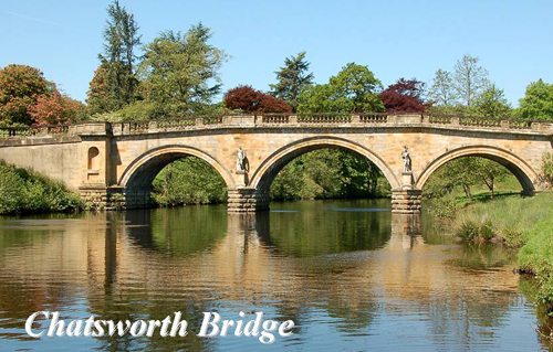 Chatsworth Bridge Picture Magnets