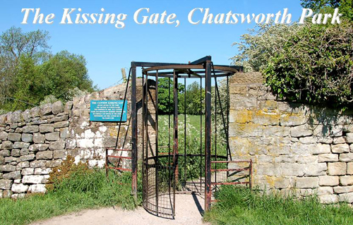 The Kissing Gate, Chatsworth Park Picture Magnets