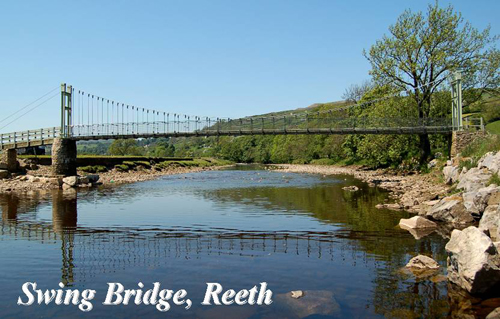 Swing Bridge, Reeth Picture Magnets