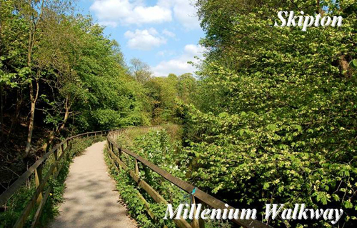 Skipton Millenium Walkway Picture Magnets