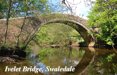 Ivelet Bridge, Swaledale Picture Magnets